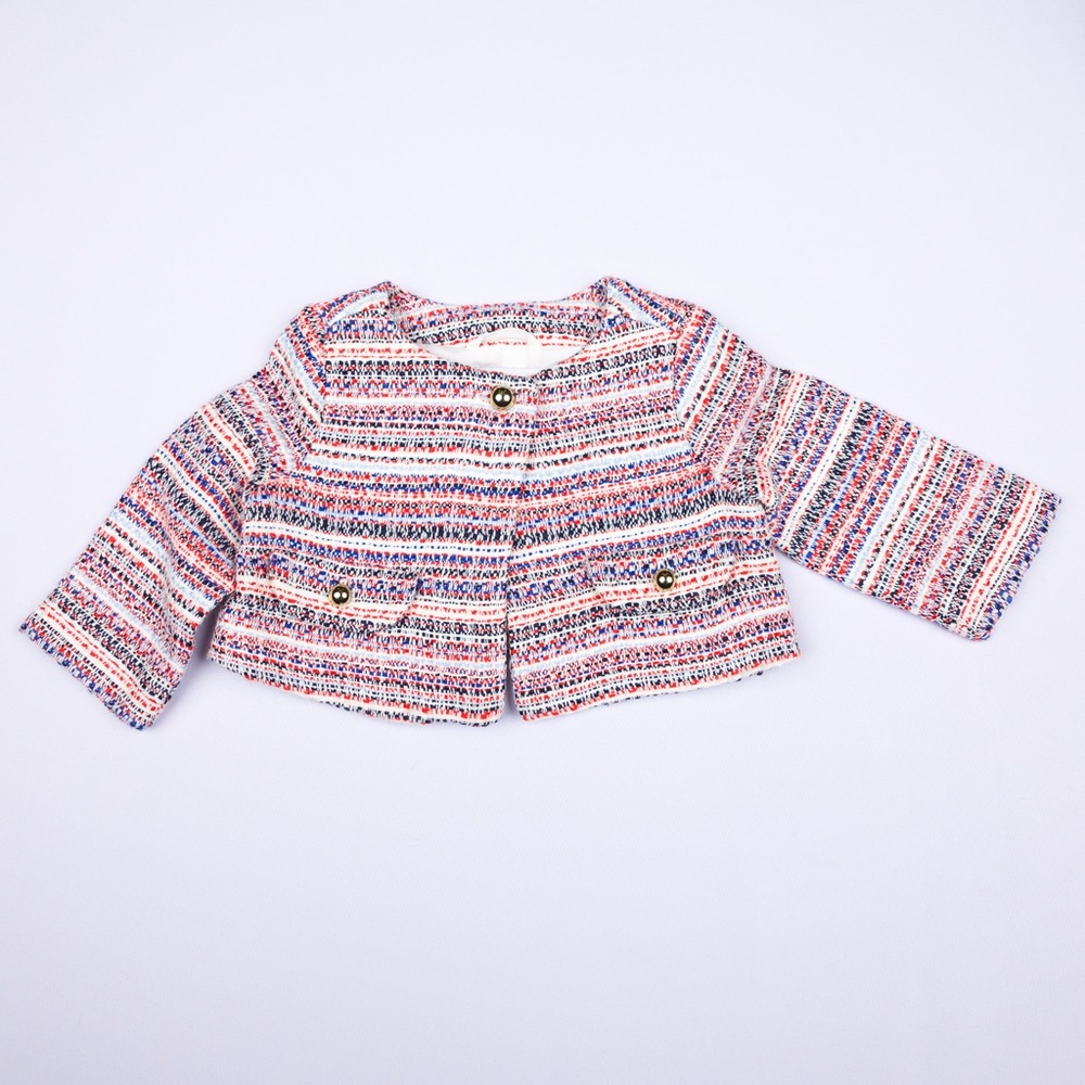 Janie and Jack Multicolor Striped Blazer